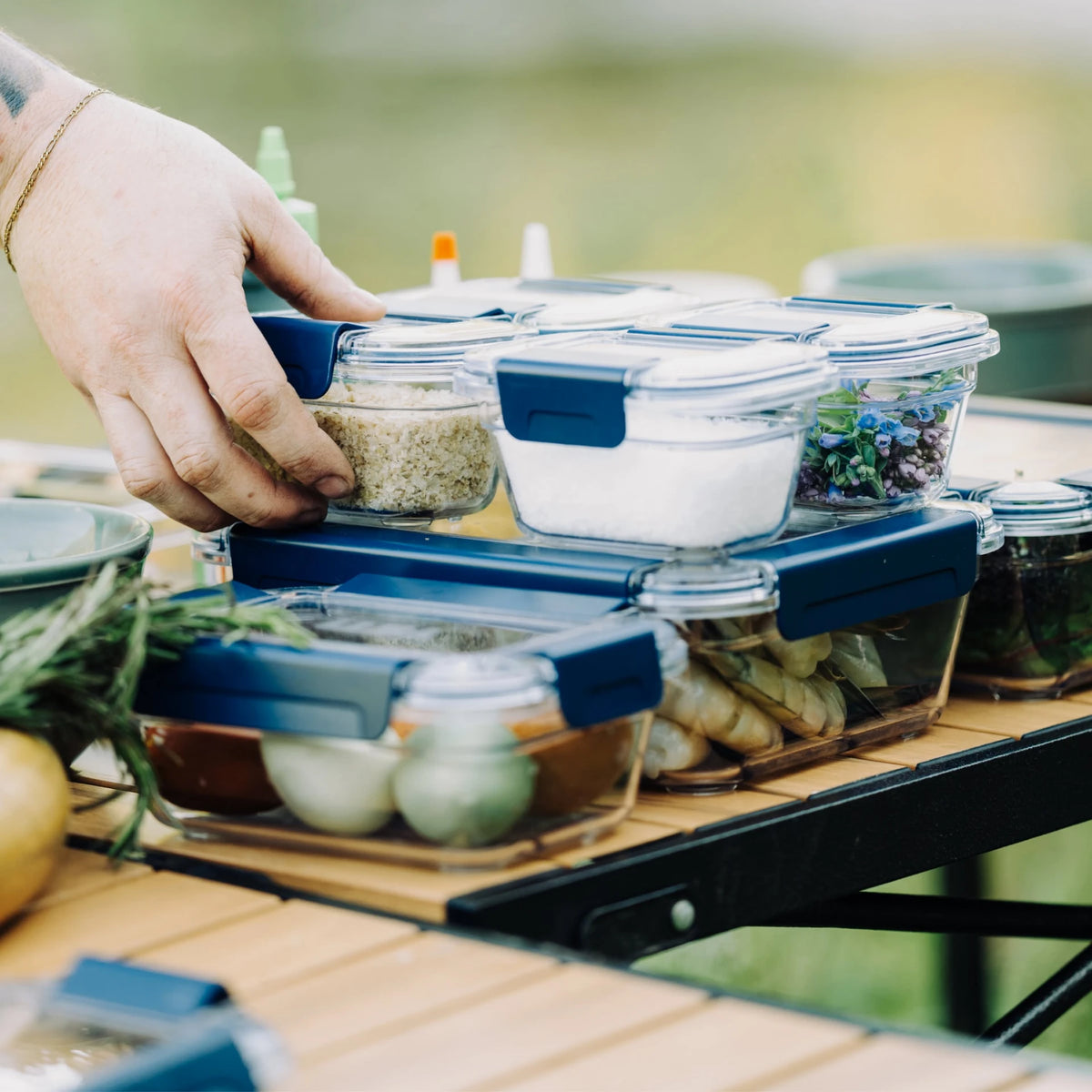 Small Plastic Food Storage - US 3673