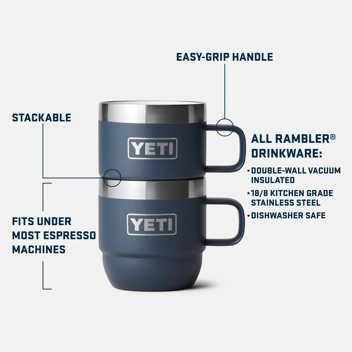 6 oz Stackable Mugs - US 8212