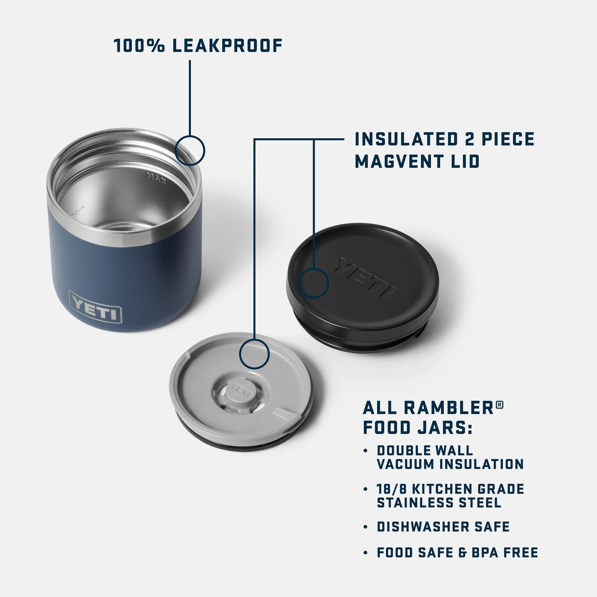 8 oz Insulated Food Jar - US 1543